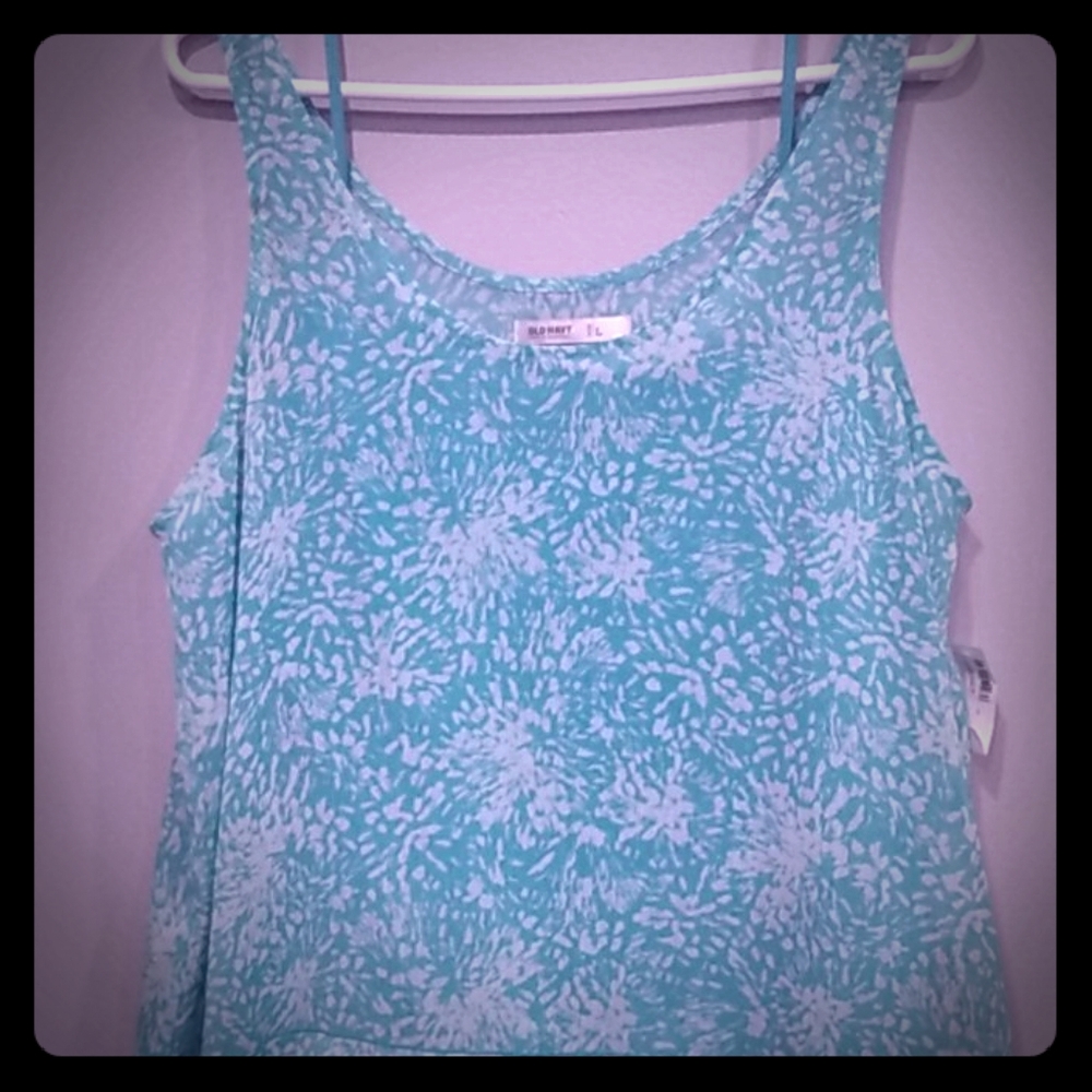 NWT Double Camisole Ruffled Blouse by Old Navy